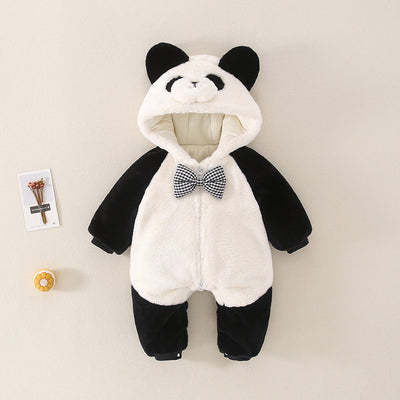 Pijama Enterizo Bebé Diseño Panda Adorable