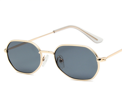 Gafas de Sol Poligonales Irregulares con Lente Marina Colorida para Hombre - Image 9