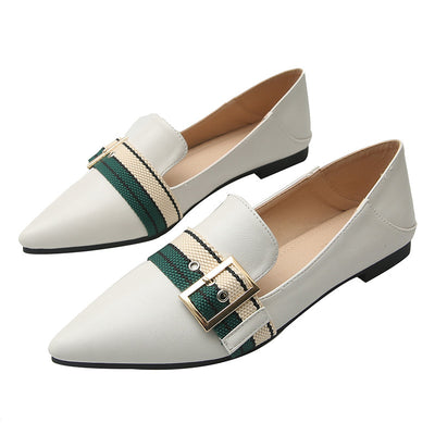 Zapato de Tacón Puntiagudo con Hebilla de Cinturón Elegante - Image 11