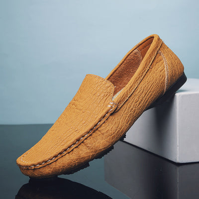 Zapatos Casuales de Cuero Cosidos a Mano - Comodidad sin Esfuerzo - Image 9