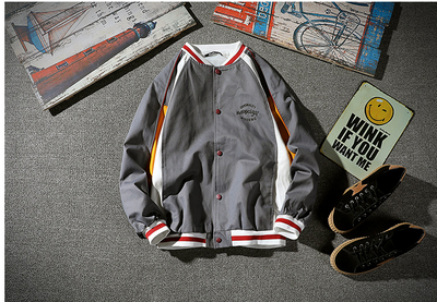 Chaqueta Estilo Hong Kong Oversized - Uniforme Béisbol Juvenil Hombre - Image 8