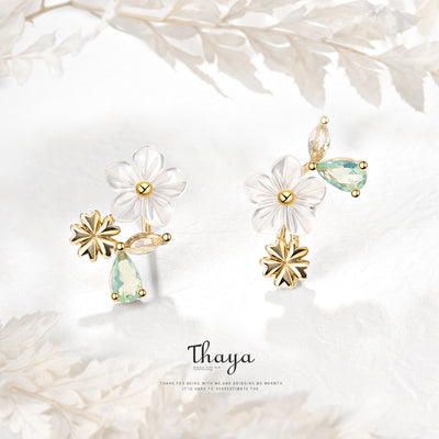 Aretes de Botón Floral Weiming - Diseño Elegante en Flor - Image 8