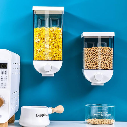 Dispensador de Cereales Montable con Presión Fácil - Contenedor de Almacenamiento de Alimentos - Image 2