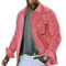 Chaqueta Casual de Hombre en Solido - Estilo Moderno con Cuello Solapa