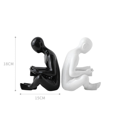 Sujetalibros Decorativo Nórdico de Cerámica - Adorno Moderno para el Hogar - Image 7