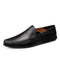 Zapatos Casuales de Cuero para Hombre Talla Grande - Mocasines Cómodos