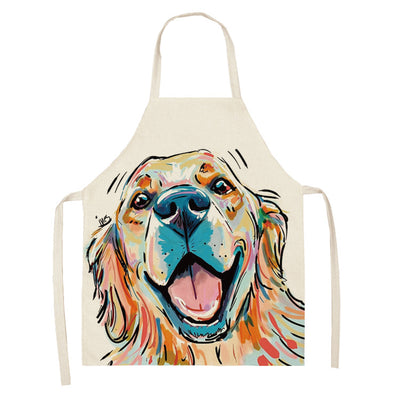 Delantal Dacron Estampado Serie Animales Perro - Image 3