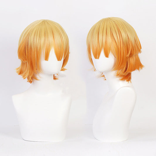 Peluca Degradada Tanjiro Demon Slayer - Cosplay Premium