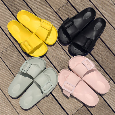 Sandalias Cómodas con Hebilla Ajustable - Chanclas Verano Suela Suave para Mujer - Image 6