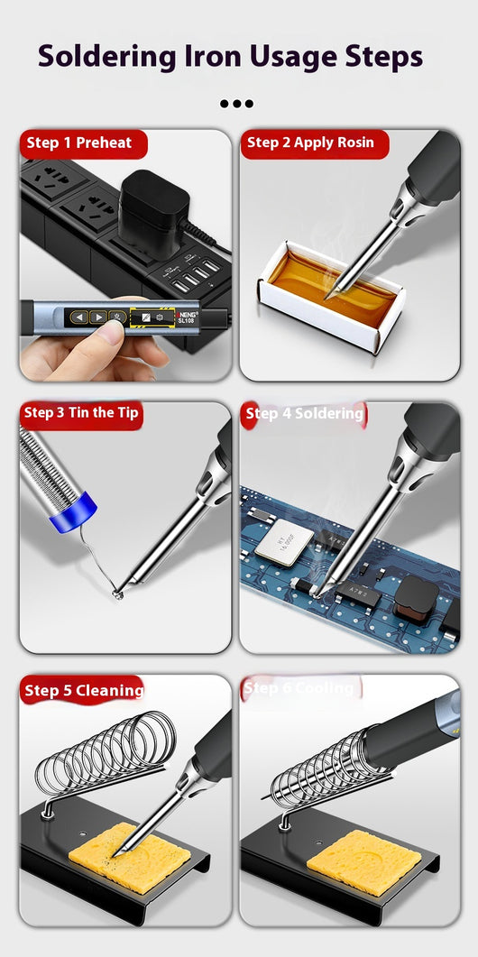 Soldadora Portátil Inteligente de Alta Potencia con Control de Temperatura - Image 16