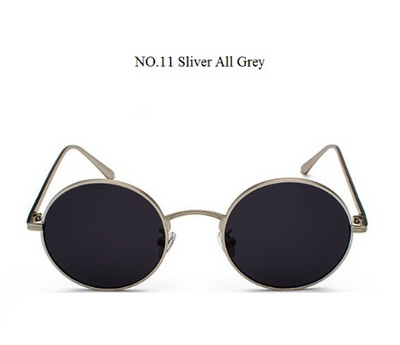 Gafas de Sol Marco Metálico Circular Estilo Punk - Image 11