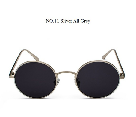 Gafas de Sol Marco Metálico Circular Estilo Punk - Image 11