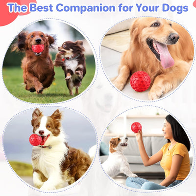 Pelota Masticable Indestructible para Perros Grandes - Juguete Interactivo Antiansied con Sonido - Image 14