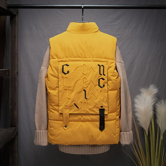 Chaleco de Algodón Acolchado para Hombre - Cuello Alzado Invierno - Image 14