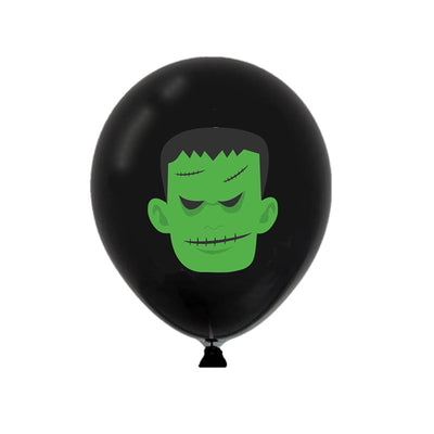 Juego de 10 Globos de Látex con Diseños de Halloween - Image 7
