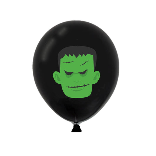 Juego de 10 Globos de Látex con Diseños de Halloween - Image 7