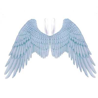 Alas de Ángel Oversized Unisex Negro y Blanco para Halloween - Image 10