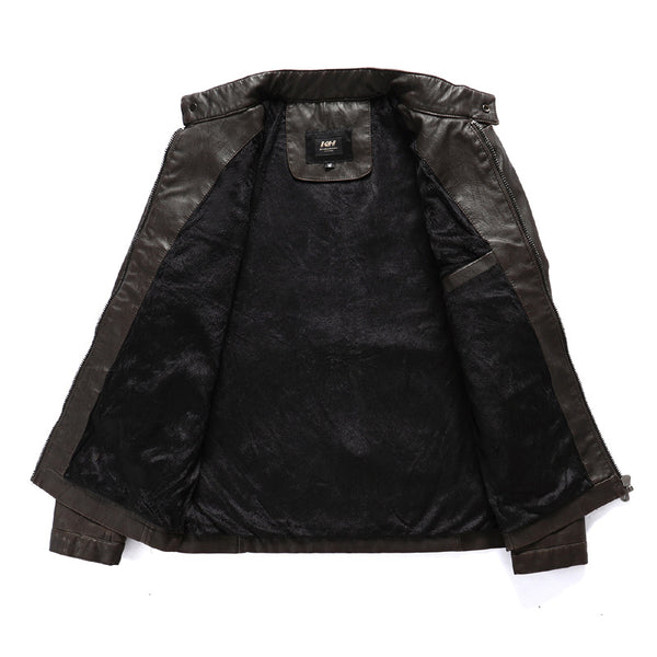 Chaqueta de Cuero Sintético PU