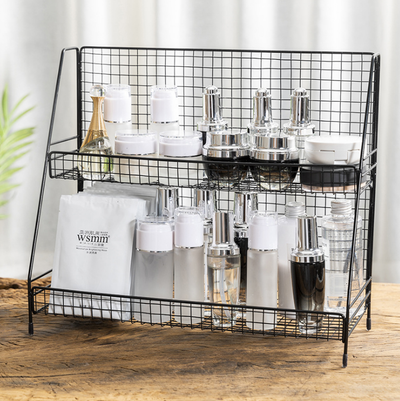 Estantería Metálica Doble para Cocina y Almacenamiento