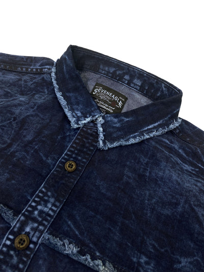 Camisa Vaquera Manga Larga Slim Fit para Hombre - Image 11