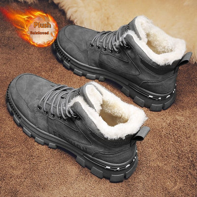 Zapatos Cálidos de Algodón con Forro Polar para Hombre - Image 5