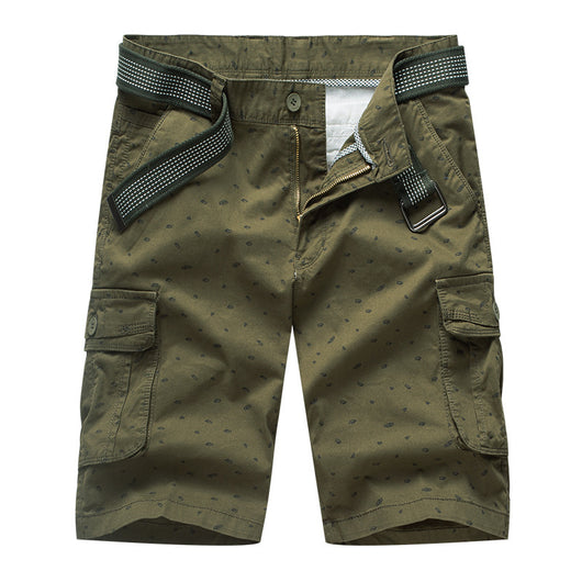 Pantalones Cortos Holgados para Hombre - Estilo Overol de 5 Puntos - Image 11
