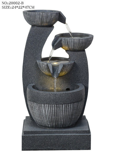 Fuente de Agua Decorativa con Humidificador para Sala de Estar - Image 18
