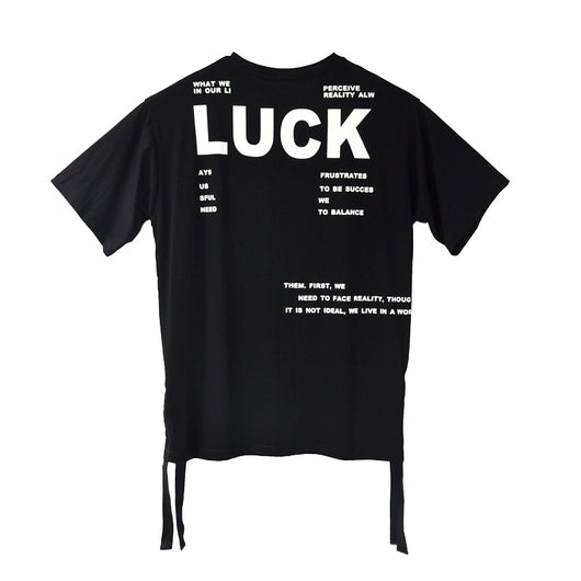 Playera Suelta Hip Hop Street Style con Abertura Lateral Manga Media - Image 10