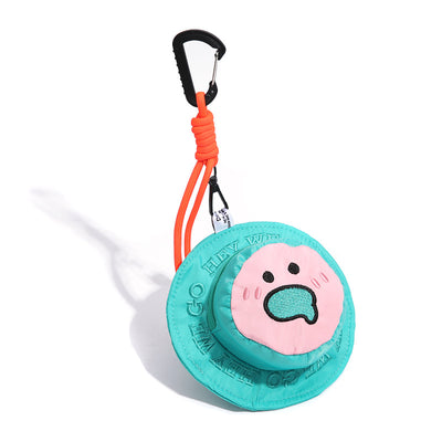 Bolsa Portaauriculares con Diseño de Carita Sonriente - Llavero Compacto - Image 5