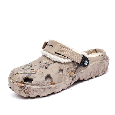Pantuflas de Algodón con Suela Gruesa y Forro Polar - Zapatos Cálidos Cerrados - Image 4