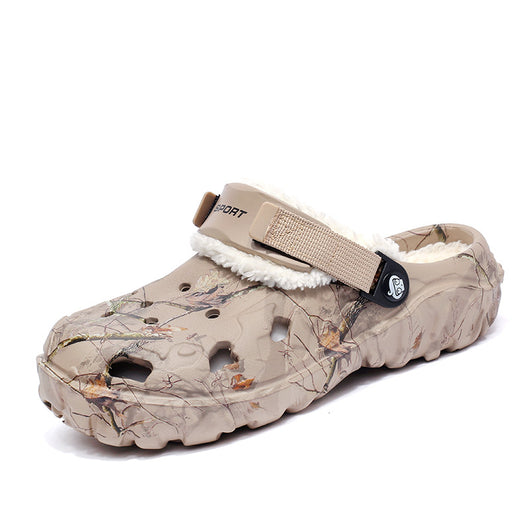 Pantuflas de Algodón con Suela Gruesa y Forro Polar - Zapatos Cálidos Cerrados - Image 4