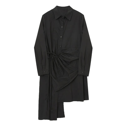 Vestido Camisa Asimétrico con Diseño Exclusivo - Image 4