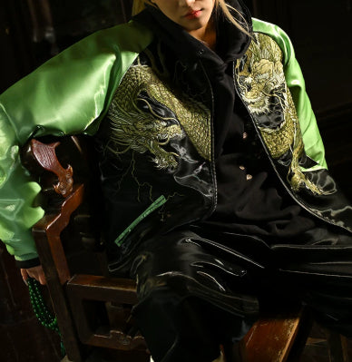 Chaqueta Yokocho Bordada Estilo Chino Unisex - Image 9