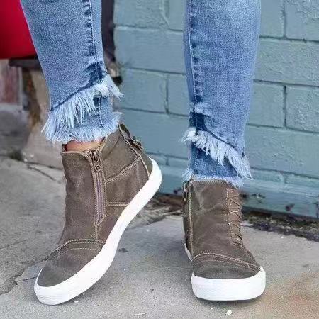 Botas Plataforma con Cierre Lateral Camuflaje - Image 2