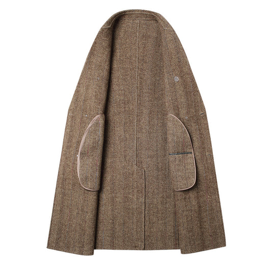 Abrigo de Cachemira Reversible para Hombre - Lana Doble Faz - Image 3