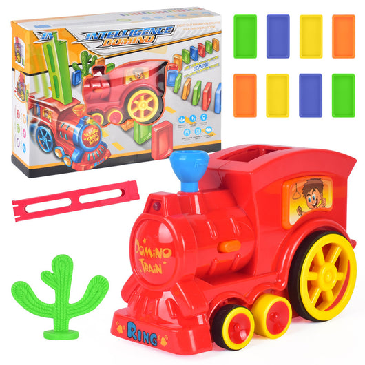 Tren de Dominó Transparente para Niños
