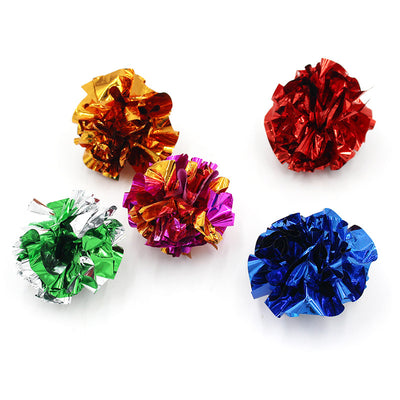 Pelota Sonora de Papel Crepé para Gatos - Juguete Interactivo - Image 11