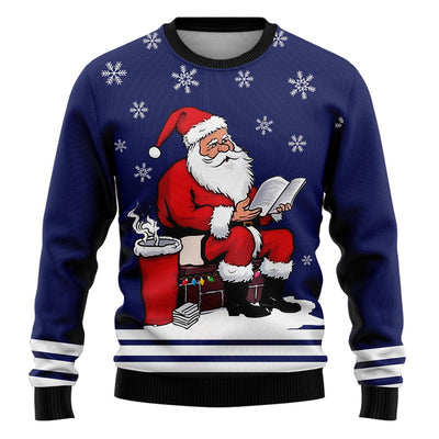 Suéter Navideño Feo Impreso en 3D para Hombre - Image 25