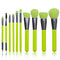 Set de 10 Brochas de Maquillaje Profesional Neón
