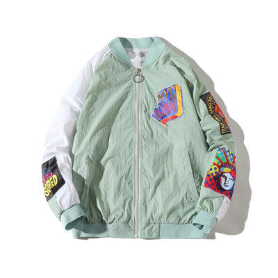 Chaqueta Tipo Beisbolera Juvenil con Estampado Protección Solar - Image 6