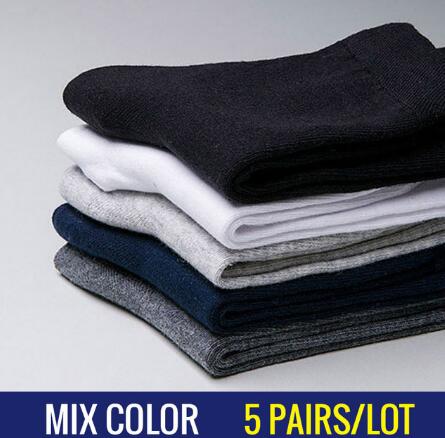 Pack 5 Pares de Calcetines Ejecutivos para Hombre en Algodón Premium - Negros y Blancos - Image 5