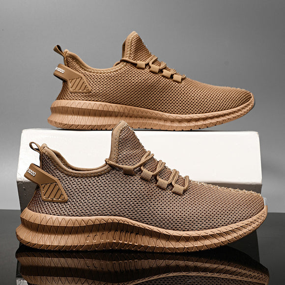 Zapatos Deportivos Casuales de Malla Transpirable para Hombre Talla Grande