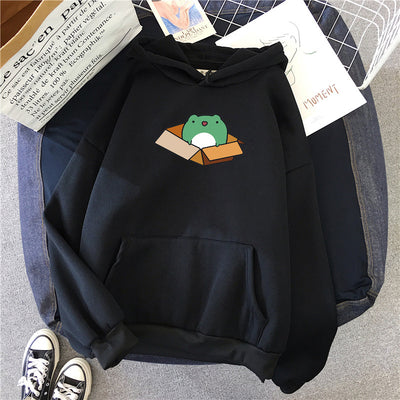 Sudadera Terciopelo Mujer con Capucha - Abrigo Largo Minimalista - Image 7