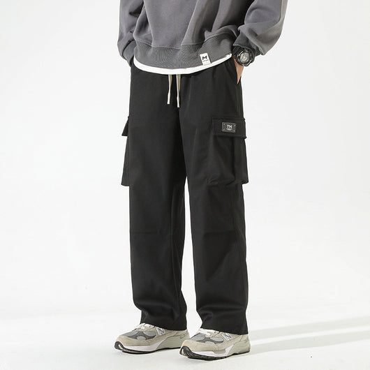 Pantalones Casuales Rectos con Múltiples Bolsillos para Niños - Image 4