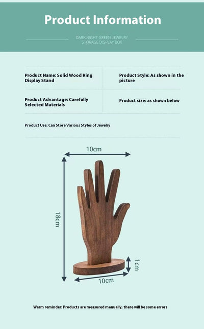 Estante Exhibidor de Joyas Modelo Palma - Organizador de Madera - Image 9