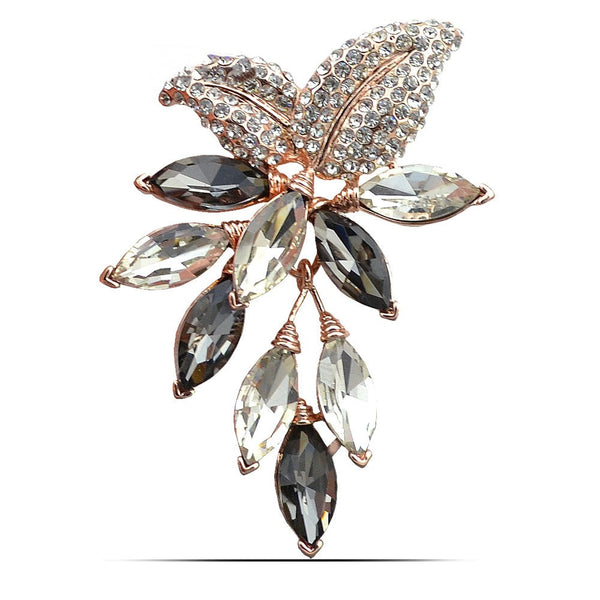 Broche de Cristal Austriaco Brillante con Diamantes Completos - Image 10