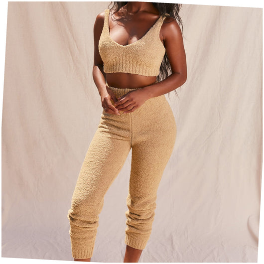 Conjunto de Chaleco V-Neck y Pantalón Elegante - Image 13