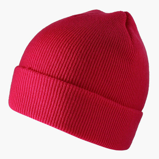 Gorro Tejido de Lana Gruesa - Calidez Total en Color Liso - Image 14