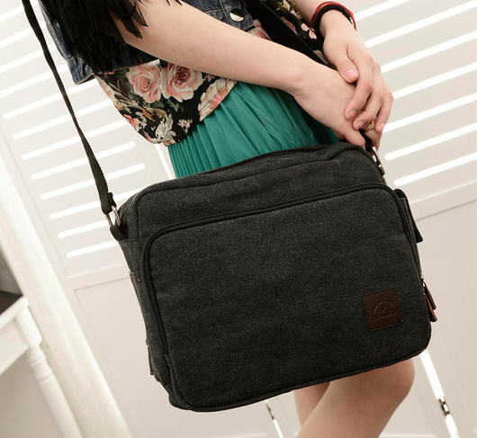 Bolsa de Lona Vintage para Hombre - Maletín Ejecutivo Retro - Image 4
