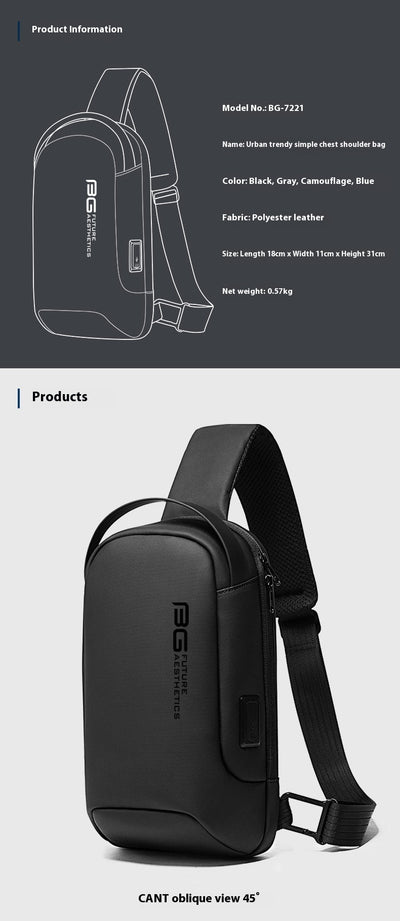 Bolsa Ejecutiva Casual con Puerto USB para Hombre - Image 24